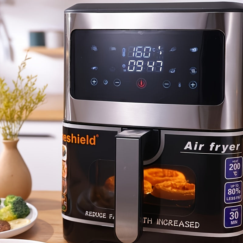 Electric Air Fryer 10L Digital Kitchen Oven 2200W Oil-Free Cooking for Parties