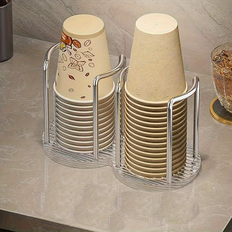 Acrylic Desktop Tea Cup and Water Cup Storage Rack for Home Use