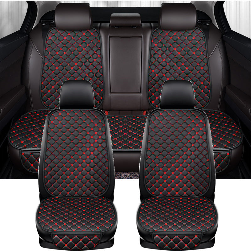 Universal Artificial Leather Seat Cushions Set for Car Protection and Comfort
