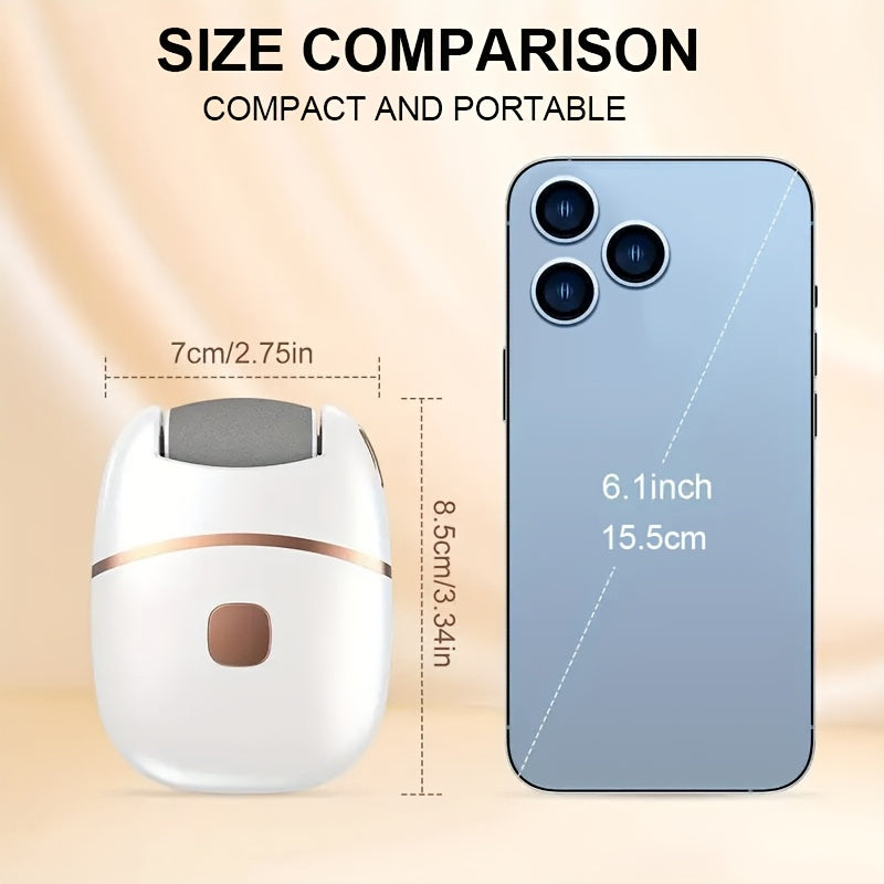 Rechargeable Electric Foot Grinder with Lithium Battery 2 Speeds Portable USB Charging Leather Polishing