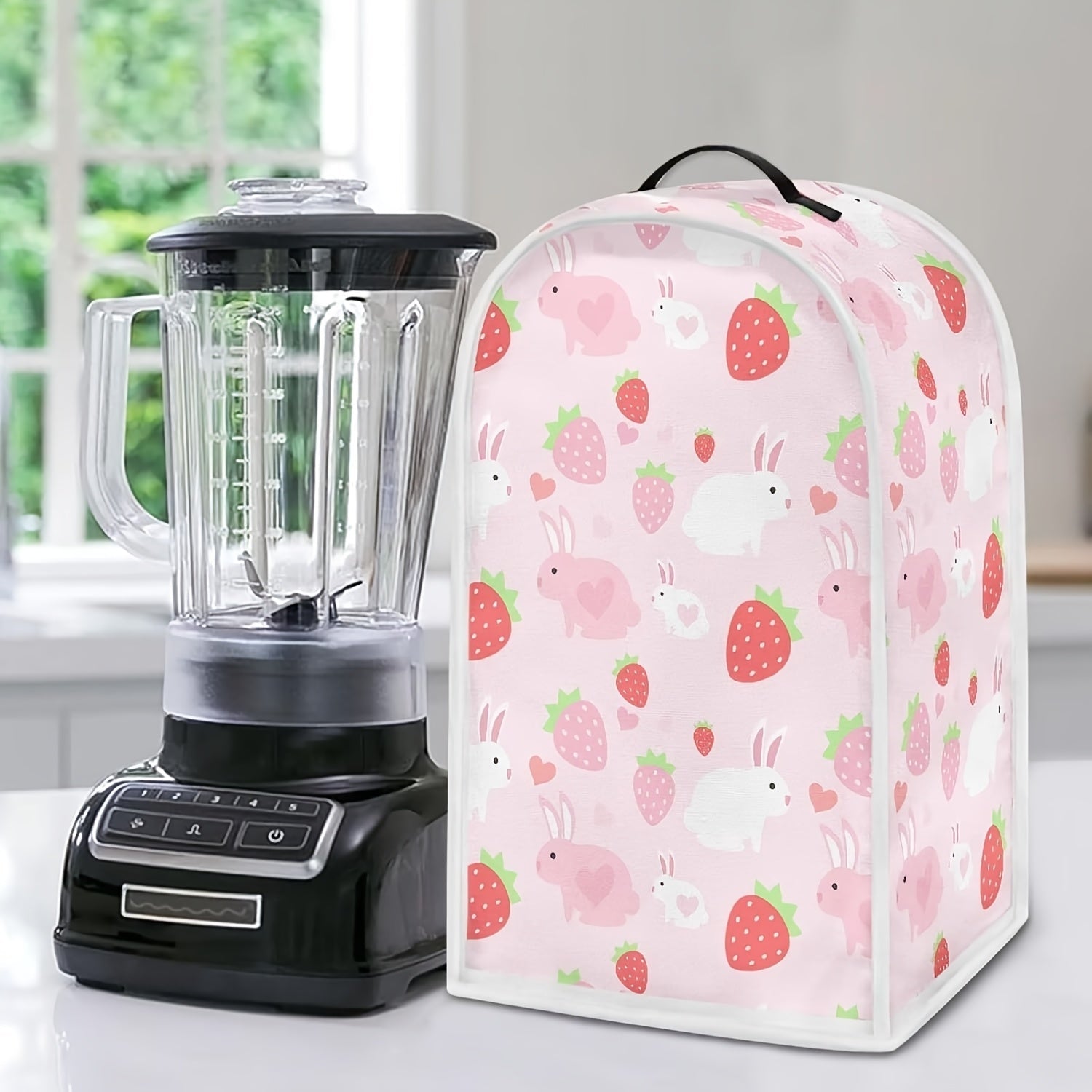 Kitchen Appliance Cover Sunflower Pattern Dust Protector for Blender Juicer Coffee Maker