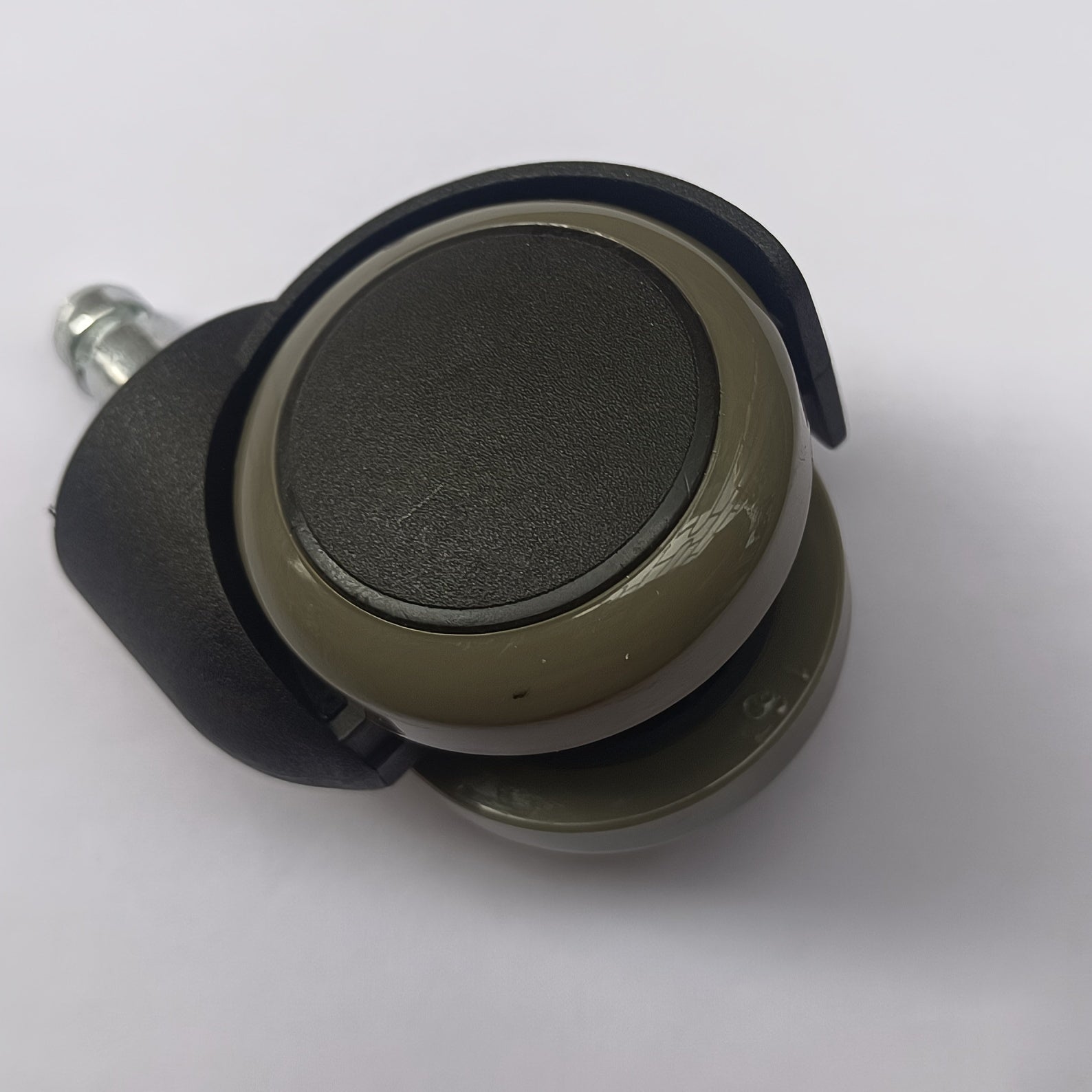 Ruedas de plástico para silla de oficina con ruedas giratorias de 5 estrellas, duraderas y fáciles de limpiar