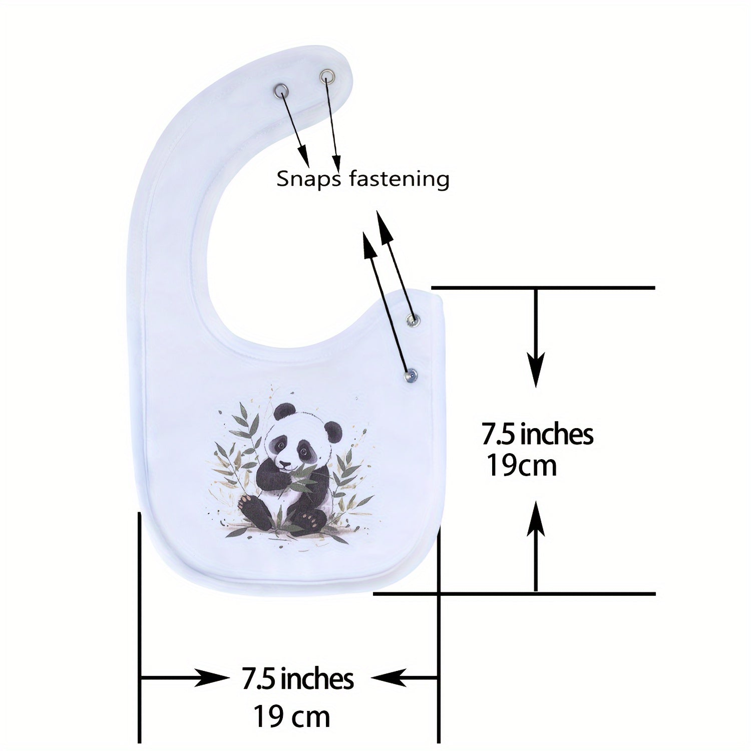 Juego de 6 baberos impermeables para niños con estampados de dibujos animados, ajustables y reutilizables