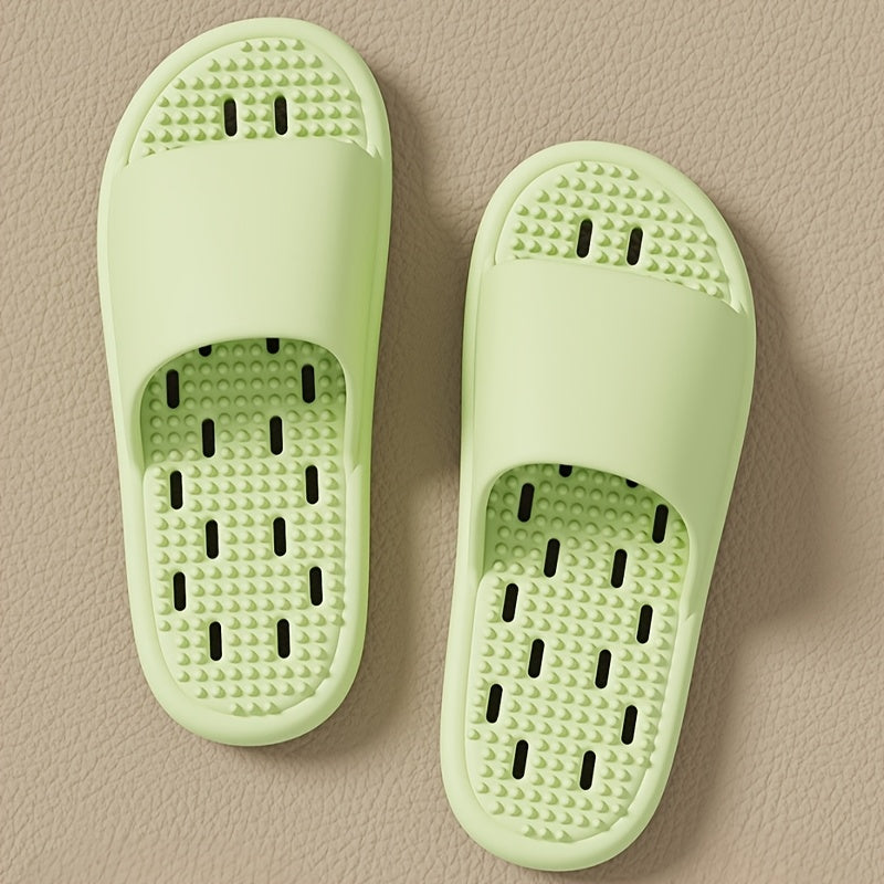 Unisex Breathable Massage Slippers for Home Indoor Use Quick-Drying Soles