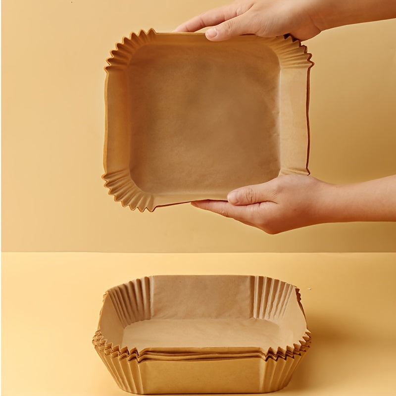 Disposable Air Fryer Liners 50-100 Pieces Square Paper 16cm 19.99cm