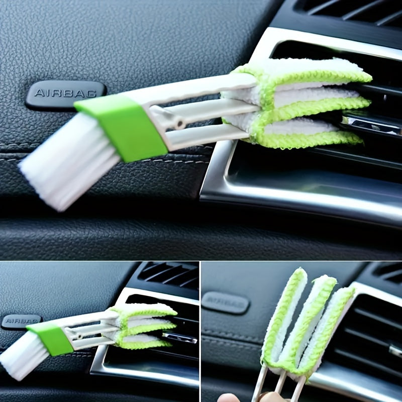 Universal Car Interior Dust Cleaner Brush for AC Vents and Detailing