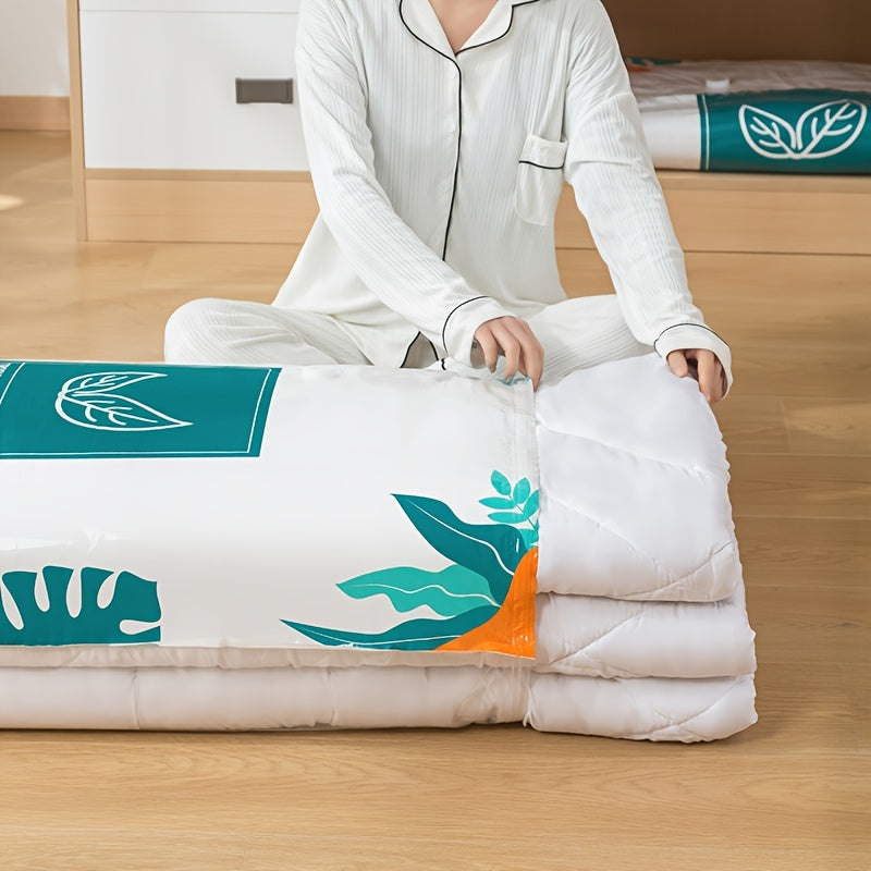 3-to'plam Tropik bargli vakuum saqlash sumkallari quvnoq va kiyim-kechak uchun