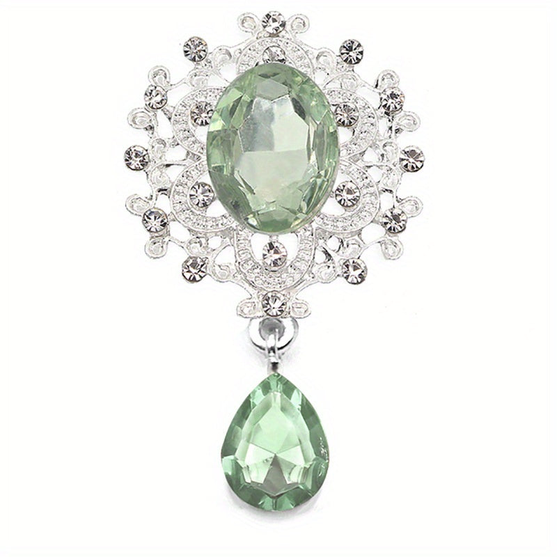 To'y takliflari, sovg'a qutilari va stakanlar uchun 10 ta rhinestone broshyalar to'plami