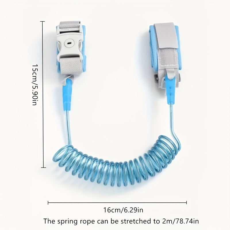 Bola uchun qulflangan bahor bilaguzuk tutqichi - Kichkintoylaringizni xavfsiz saqlang, mustahkam polyesterdan tayyorlangan, bayramlar uchun ideal sovg'a