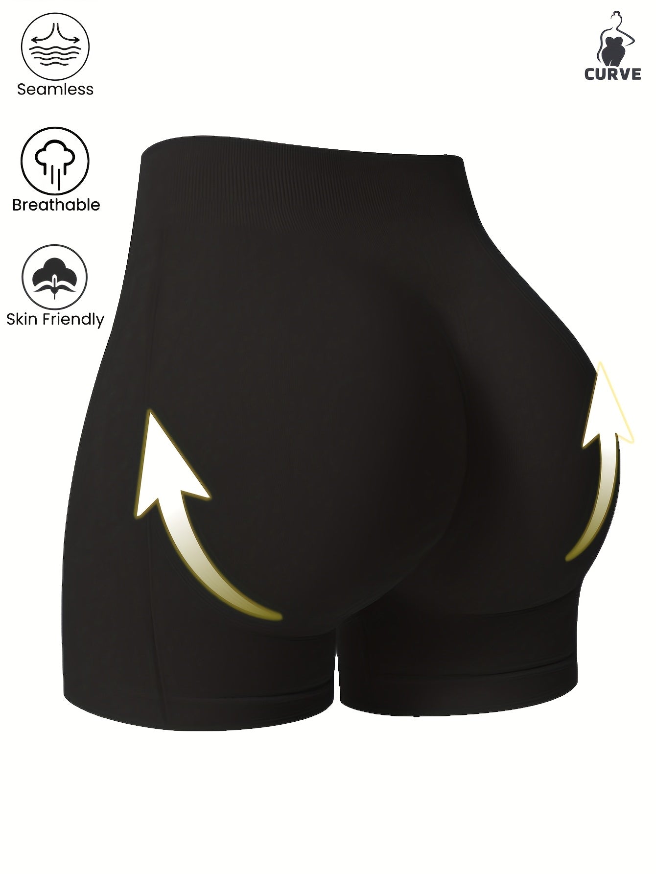 Women's High-Waisted Seamless Breathable Yoga Shorts Light Beige For Workout Fitness Sleep