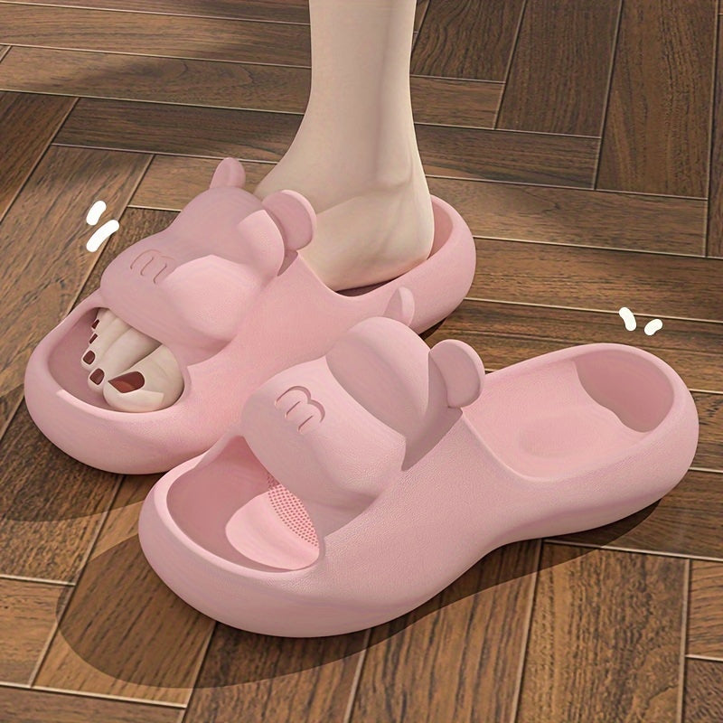 Kids Cartoon Slides Lightweight EVA Open Toe Summer Non-slip Indoor Outdoor