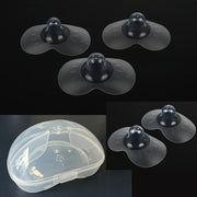 Escudo de pezón de silicona para mujeres, protección para morder durante la lactancia, tres tamaños