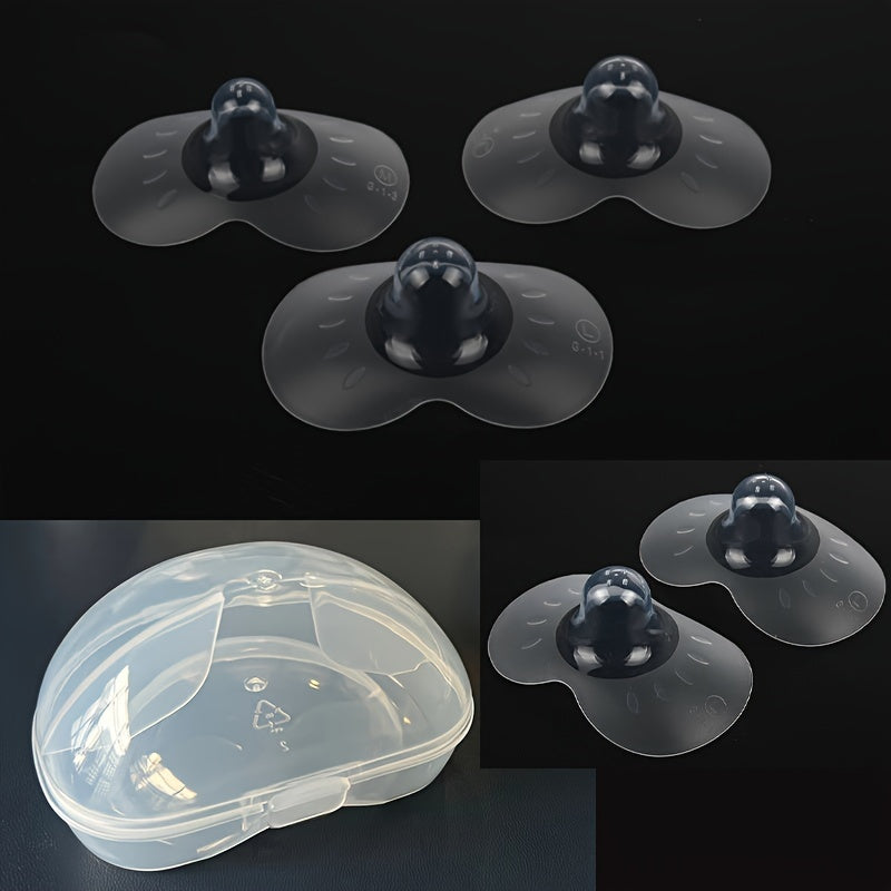 Women's Silicone Nipple Shield Breastfeeding Bite-proof Three Sizes