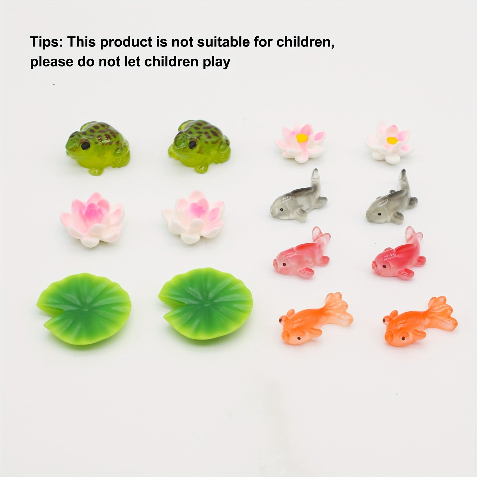 14Pcs Lotus va Qush Oyoq Kengashlari To'plami, Clogs va Sandal uchun