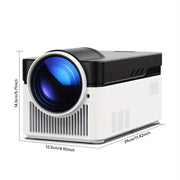Portable Android Projector with 4K Support and Wi-Fi for Home Theater