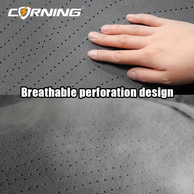 Universal Car Seat Leg Rest Extension Cushion Black Gray Non-Slip