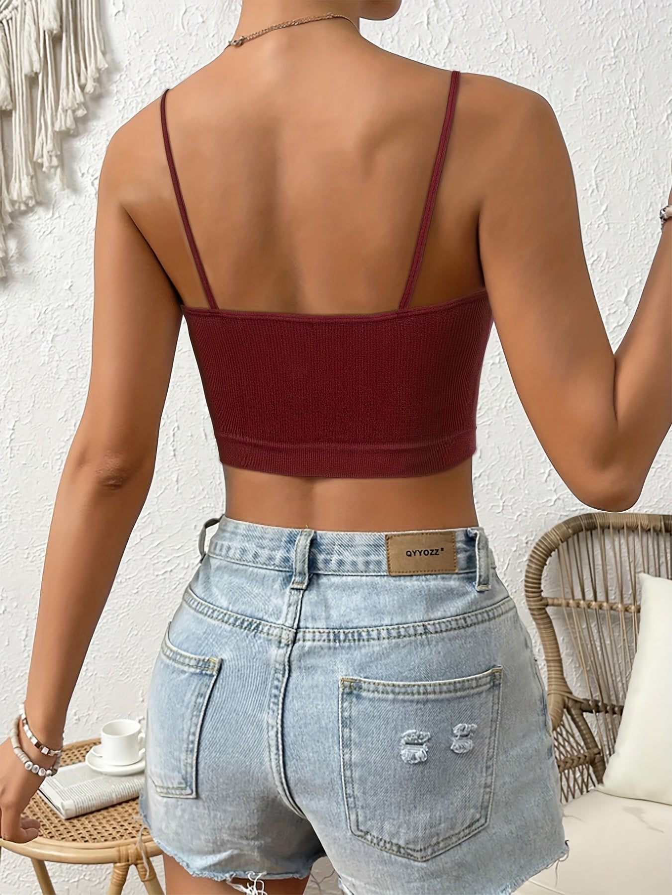 Бра с бретельками в стиле бохо, 4 штуки, без подкладки, нижнее белье для женщин, 90% полиамид, 10% эластан