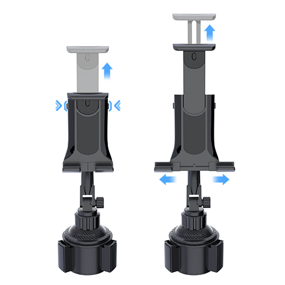 Universal Adjustable Car Cup Holder Mount for Phones and Tablets Durable ABS