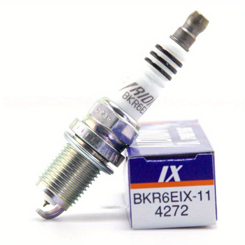 4 Pack Iridium Spark Plugs for Cars, BKR6EIX-11, High Performance