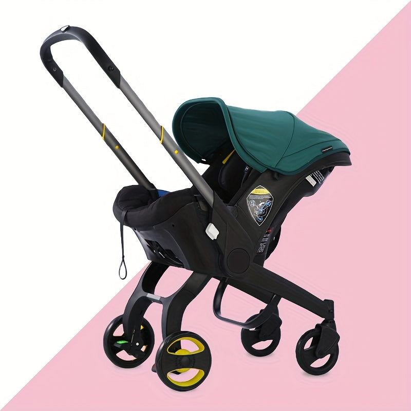 Lightweight Folding Baby Stroller for Mall and Outdoor Use with Multi-Functional Features