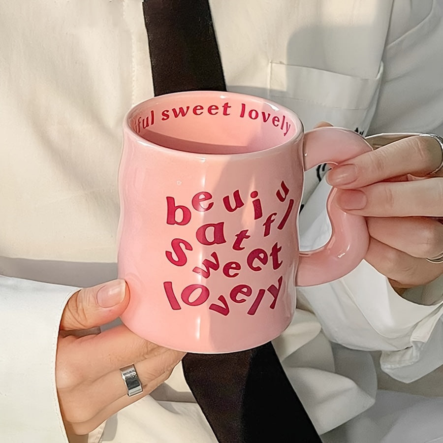 Cartoon Ceramic Mug for Kids Dishwasher Safe Reusable Insulated Gift