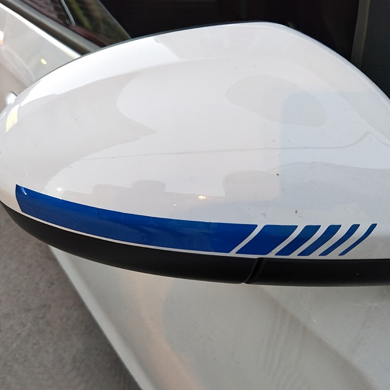 2 Pack Car Decals PVC Chevron Side Stripes for Vehicles, Multi-Color