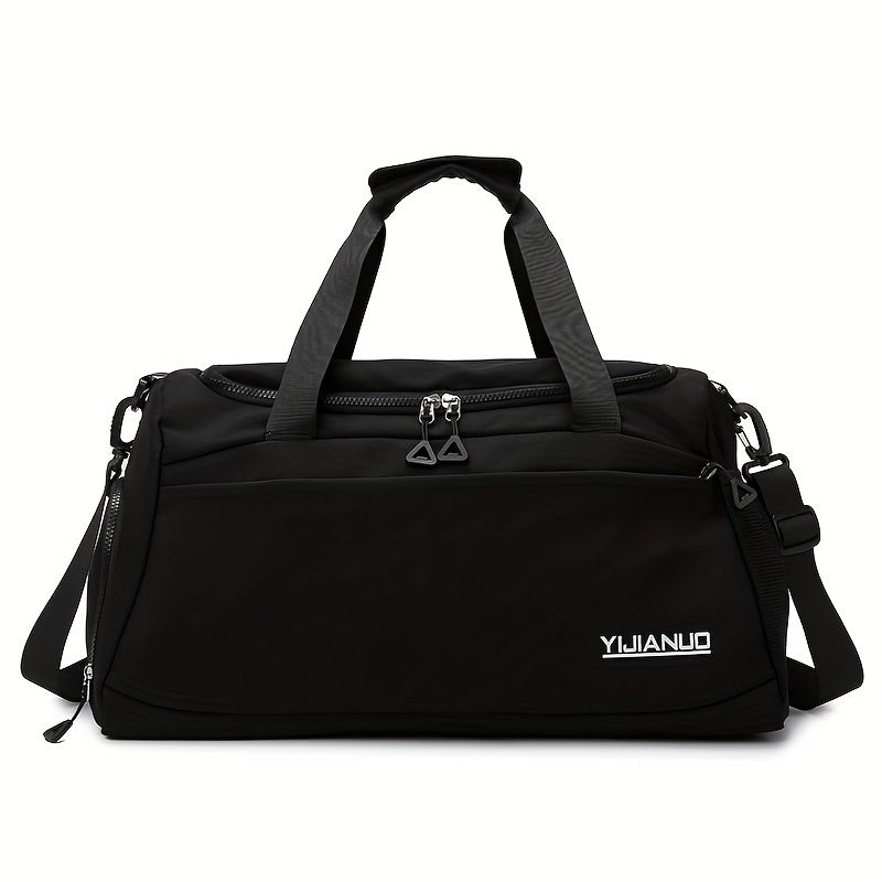 Nylon Duffle Bag with Wet Dry Separation for Business Travel and Gym in Multiple Colors