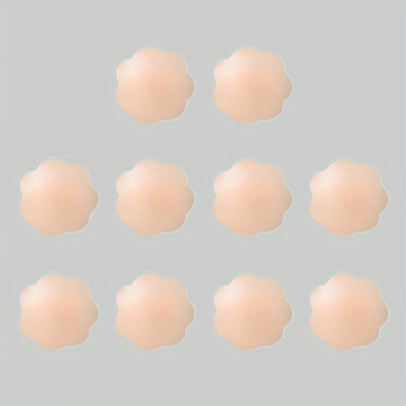 Women's Reusable Silicone Nipple Covers Seamless Self-Adhesive 2/6/10 Pack