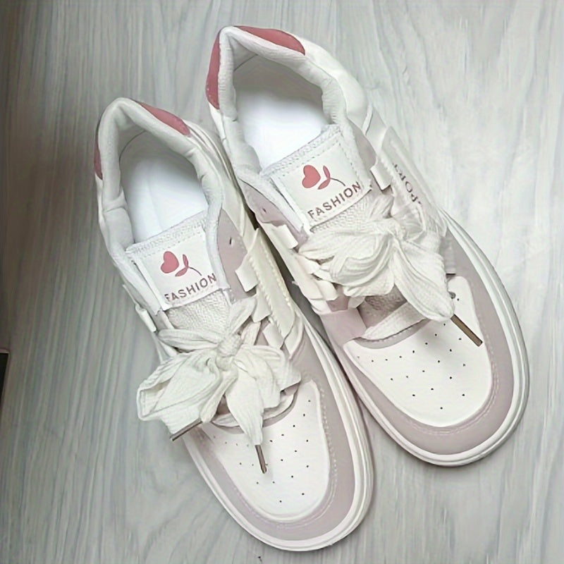 Women's Casual Sports Sneakers Lightweight Solid Color All-Season Rubber Sole