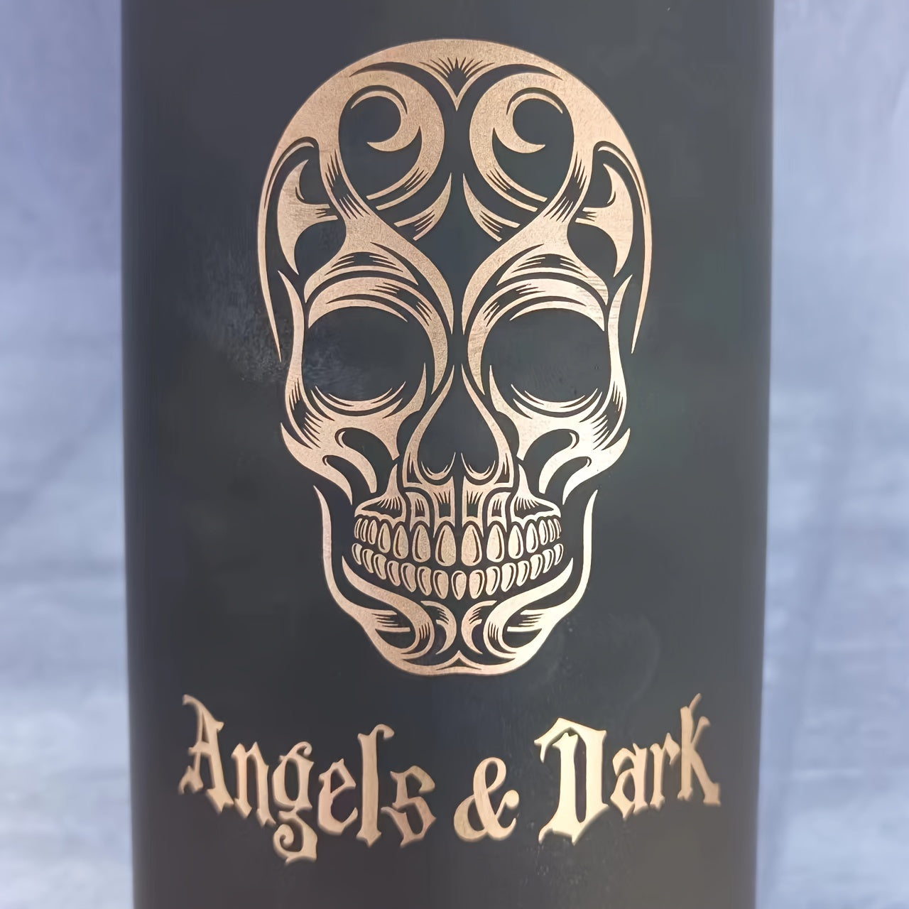 Dark Skull and Angel Water Bottles 300ml 700ml 2000ml Leak-Proof Durable