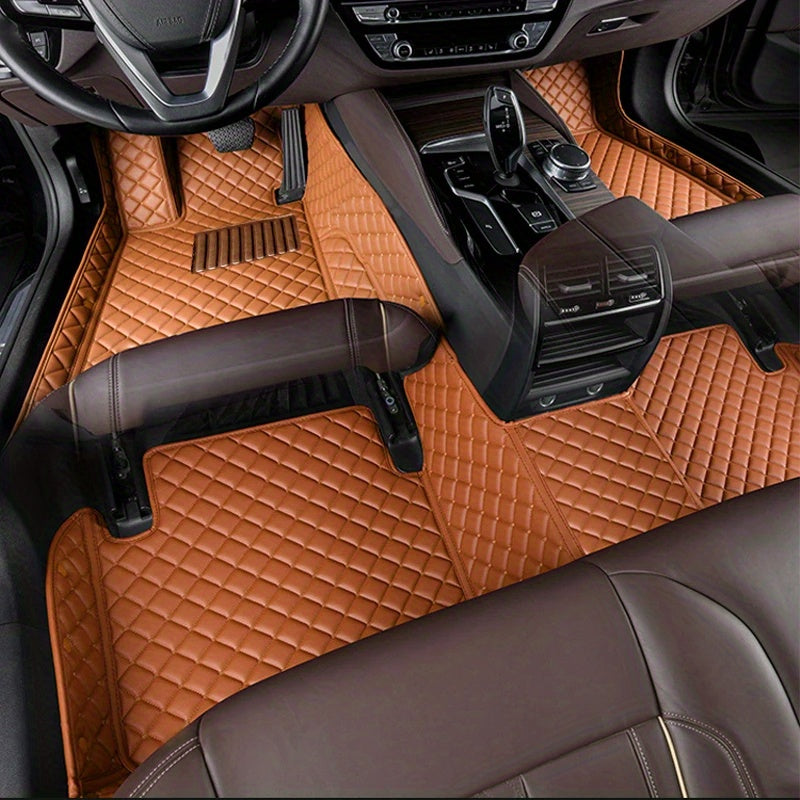 All-Weather PU Leather Car Floor Mats Cargo Liner for 2023-2025 Vehicles
