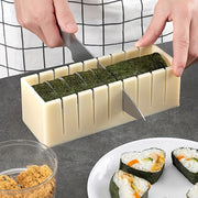 Multi-Shape Sushi Mold Set for Making Rice and Vegetable Rolls