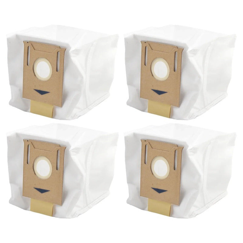 Replacement Paper Dust Bags for Robot Vacuum Cleaners 4-Pack Filters and Floor Attachment