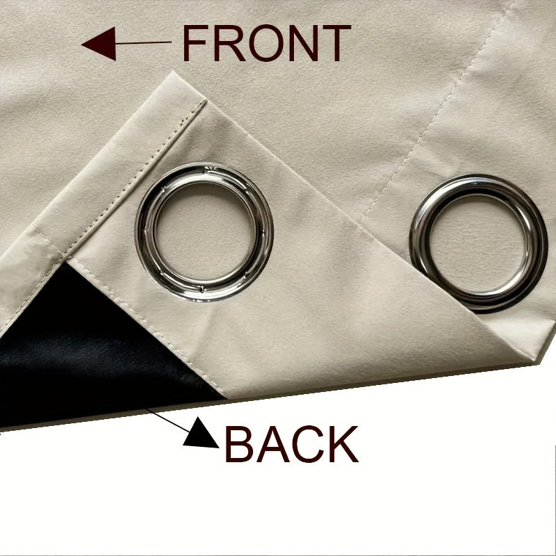 Blackout Curtains for Living Rooms and Bedrooms, Light-Blocking, Thermal Insulated
