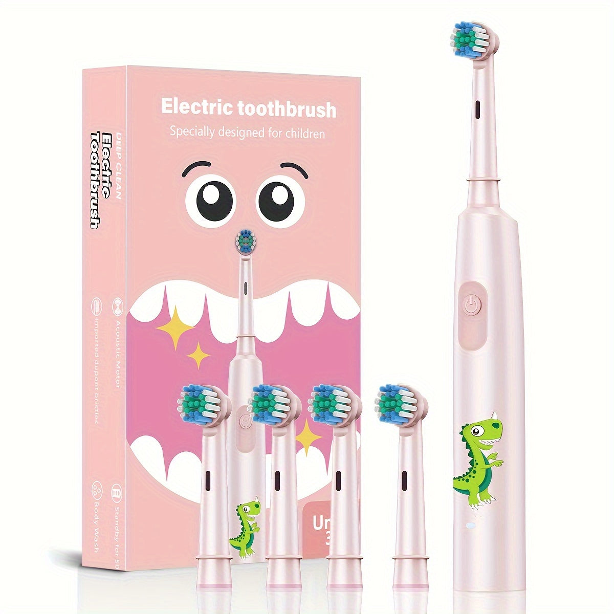 Electric Toothbrush Soft Bristles 3 Modes for Adults and Kids