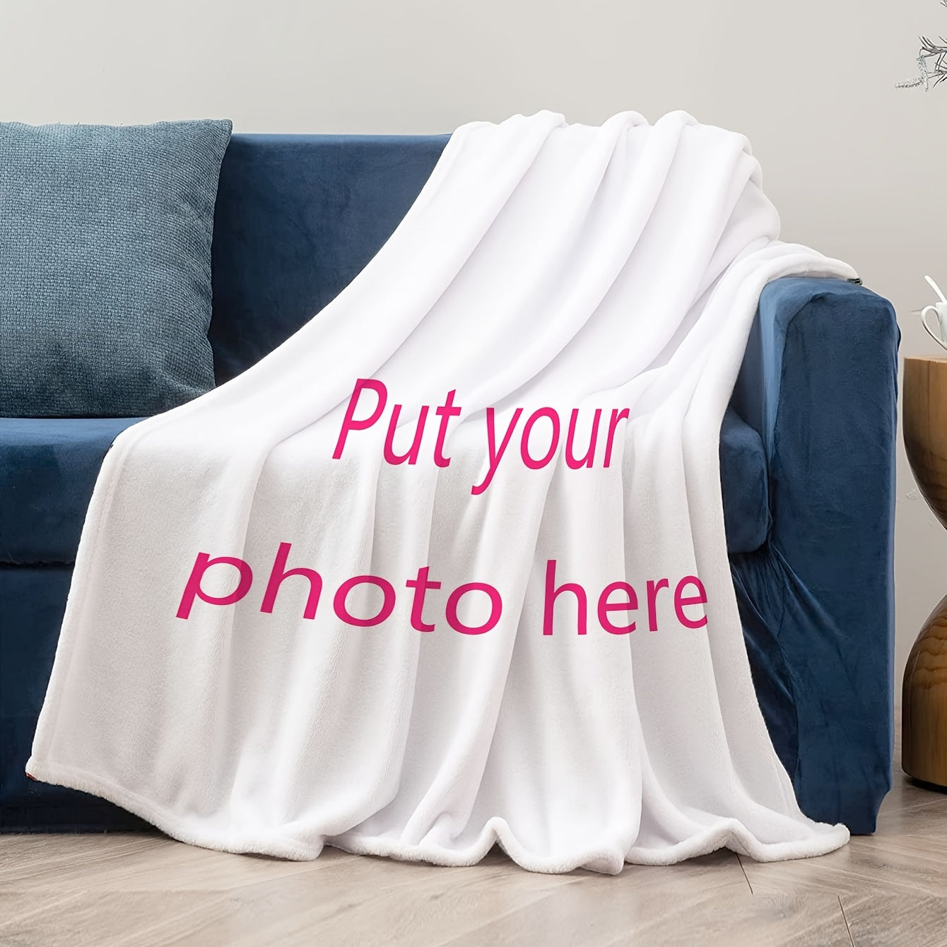 Maxsus sozlanadigan, teskari o'zgaruvchan geometrik naqshli flanel yostiqcha, dam olish va tabiatga chiqish uchun