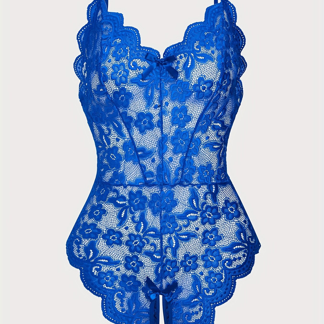 Body de satén para mujer con detalles de encaje para vestir de noche