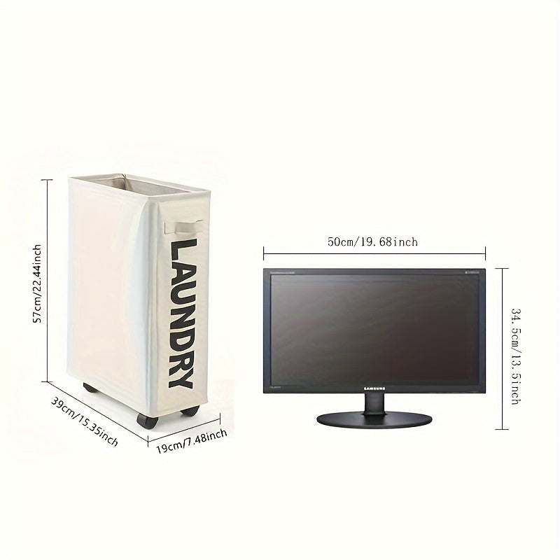 Cesta de ropa plegable y ajustable con cubierta de malla transpirable para baño, dormitorio y lavandería