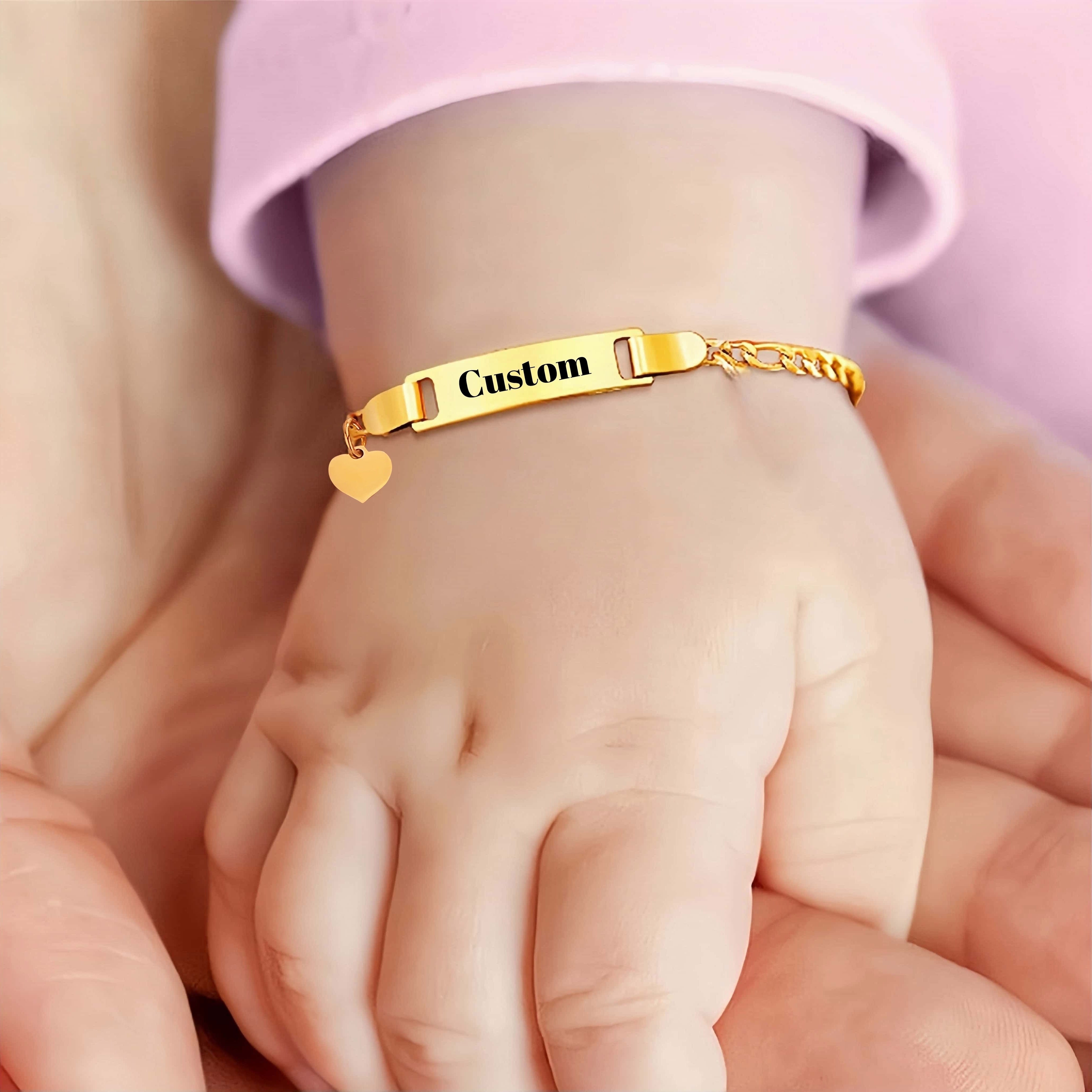 Charm Bracelet with Butterfly, Star, Crown, Heart Charms Custom Engraving for Birthdays Valentine Mother’s Day