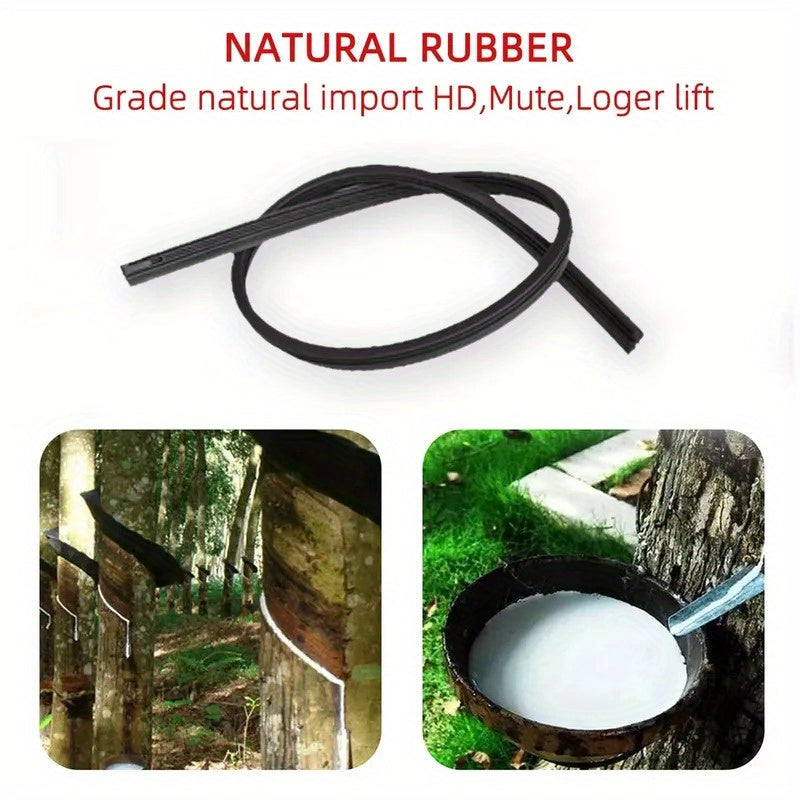 Universal Car Wiper Blades 66cm and 36cm Windshield Cleaning Accessories