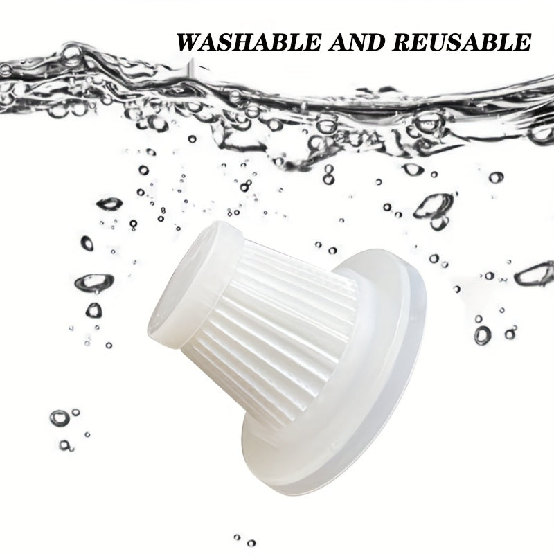 Washable HEPA Filter for Cordless Handheld Vacuum Cleaner Reusable Replacement Set of 2 3 5