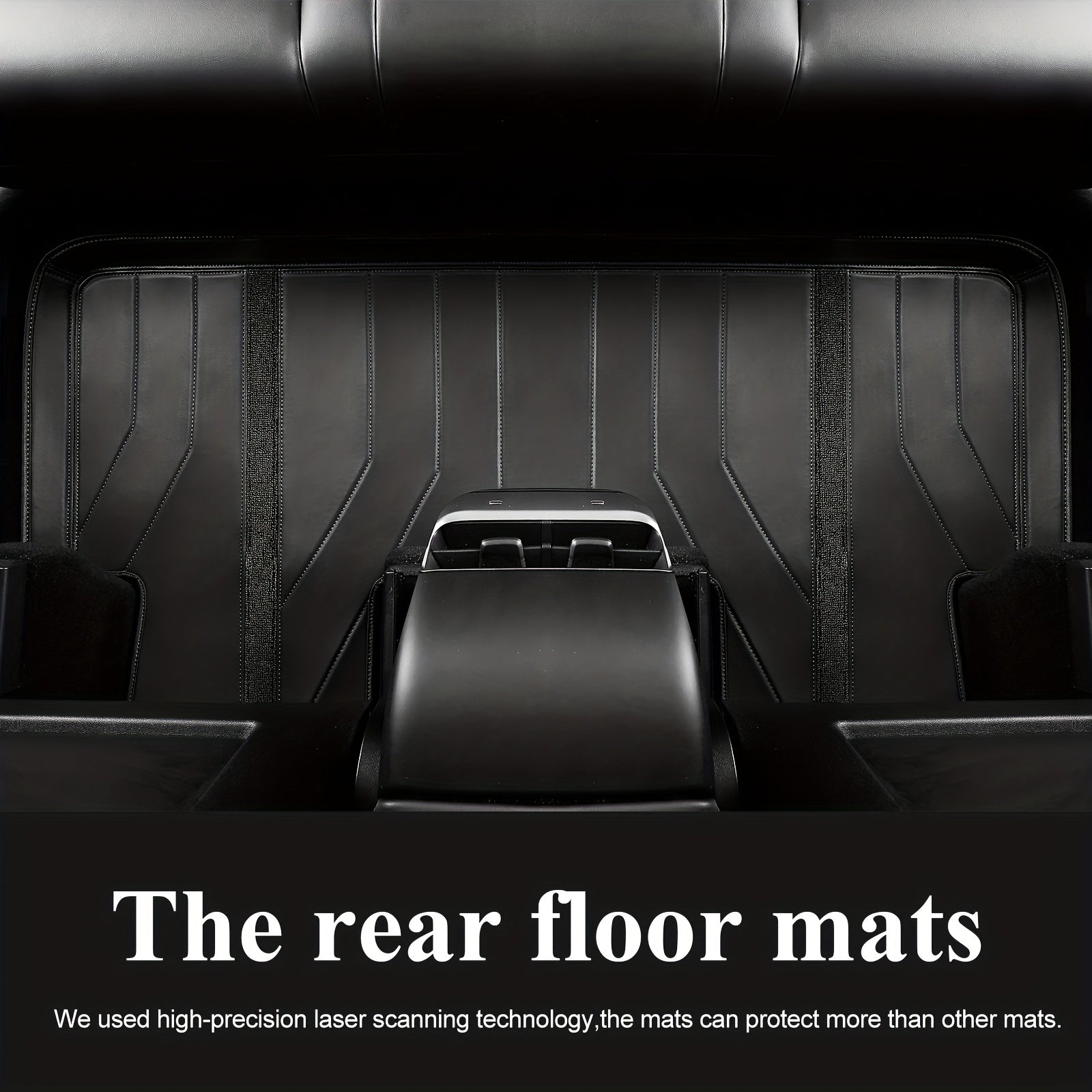 Car Floor Mats For Tesla Model Y 2021-2023 3/6 Pieces Interior Accessories