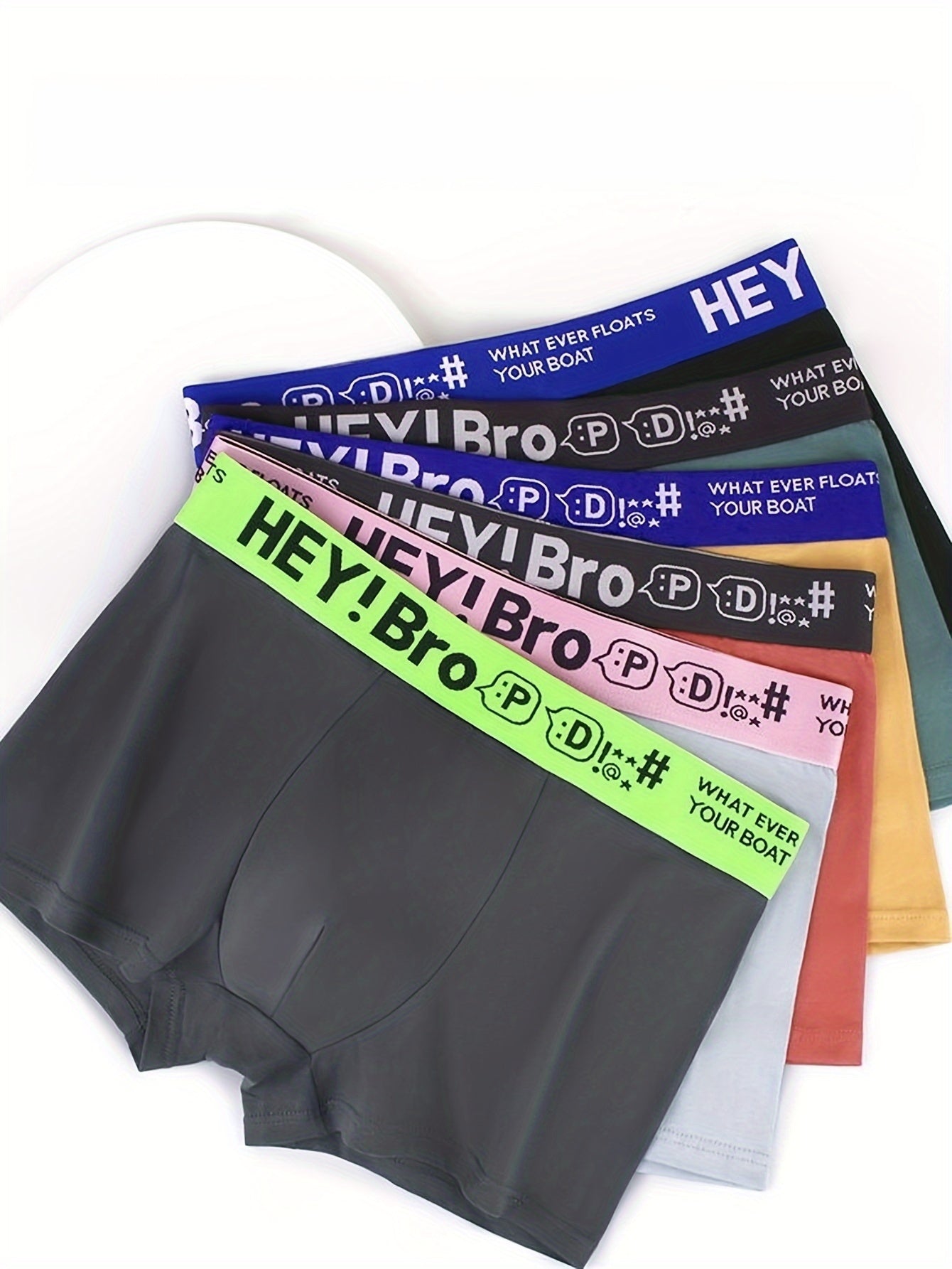 Men's Cotton Boxer Shorts Large Sizes Random Colors Stylish Waistband