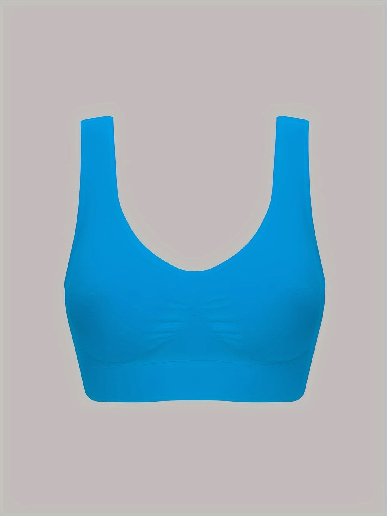 Women's Wireless Nylon Sports Bras Set Breathable Workout Tank Top and Bra Pack