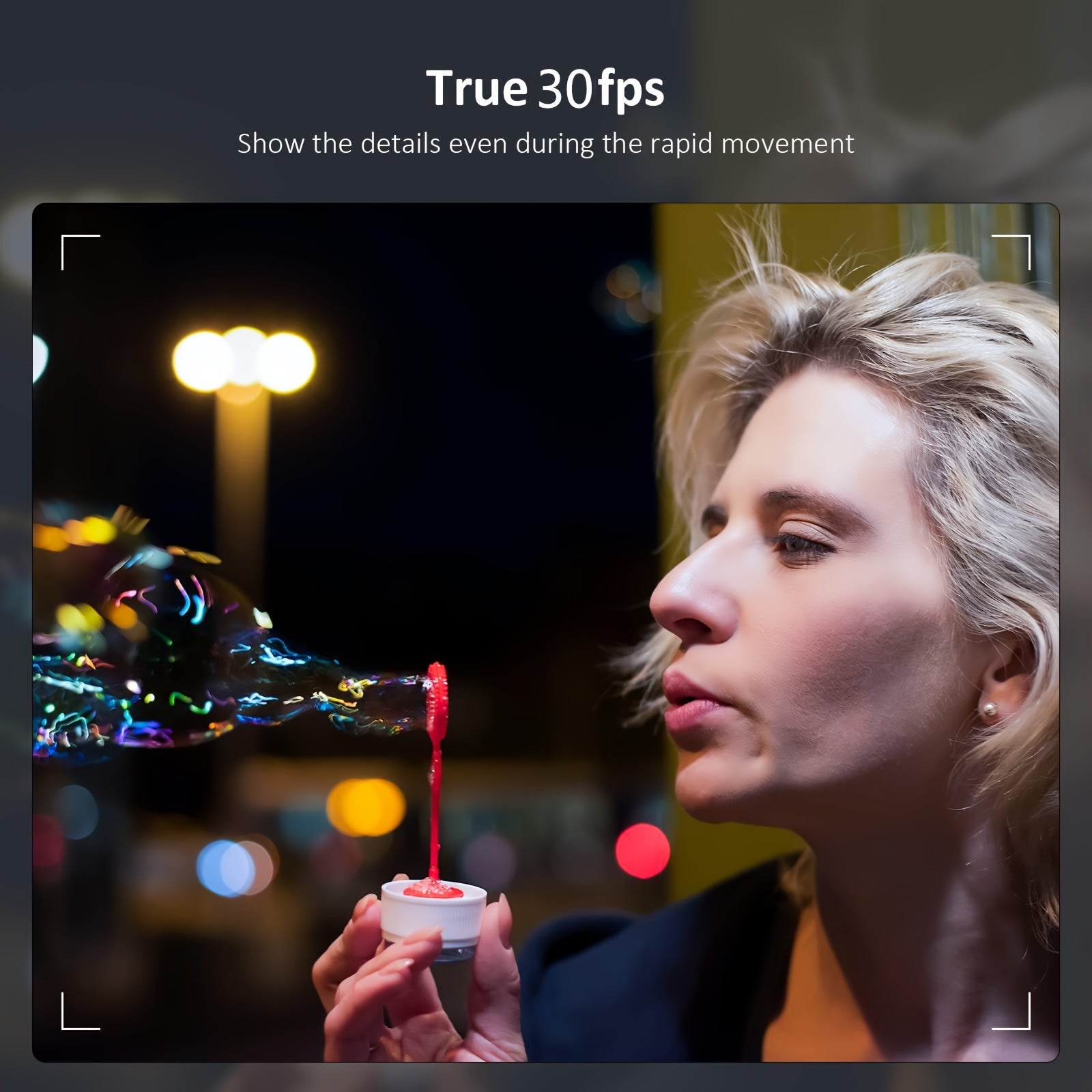 1080p HD vebkamerasi mikrofon bilan, fisheye linza, avtomatik fokus, onlayn darslar va konferensiya videolari uchun