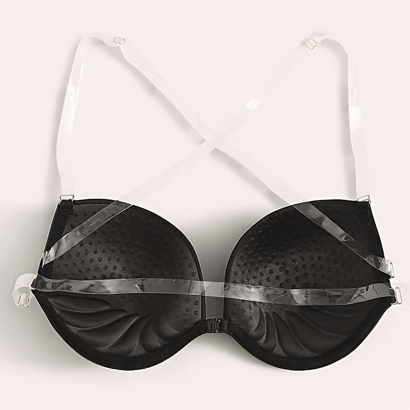 Nafas oladigan Push-Up Bra ayollar uchun, underwire, opaq polyester qo'llab-quvvatlash