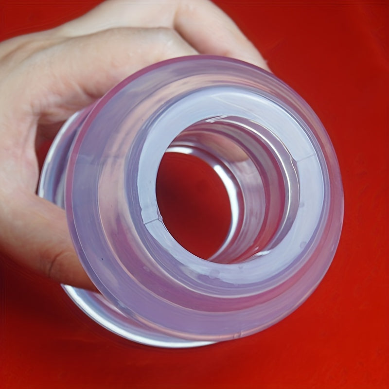 Unisex Silicone Hollow Anal Plug Tunnel Butt Plug Stretching Sex Toy