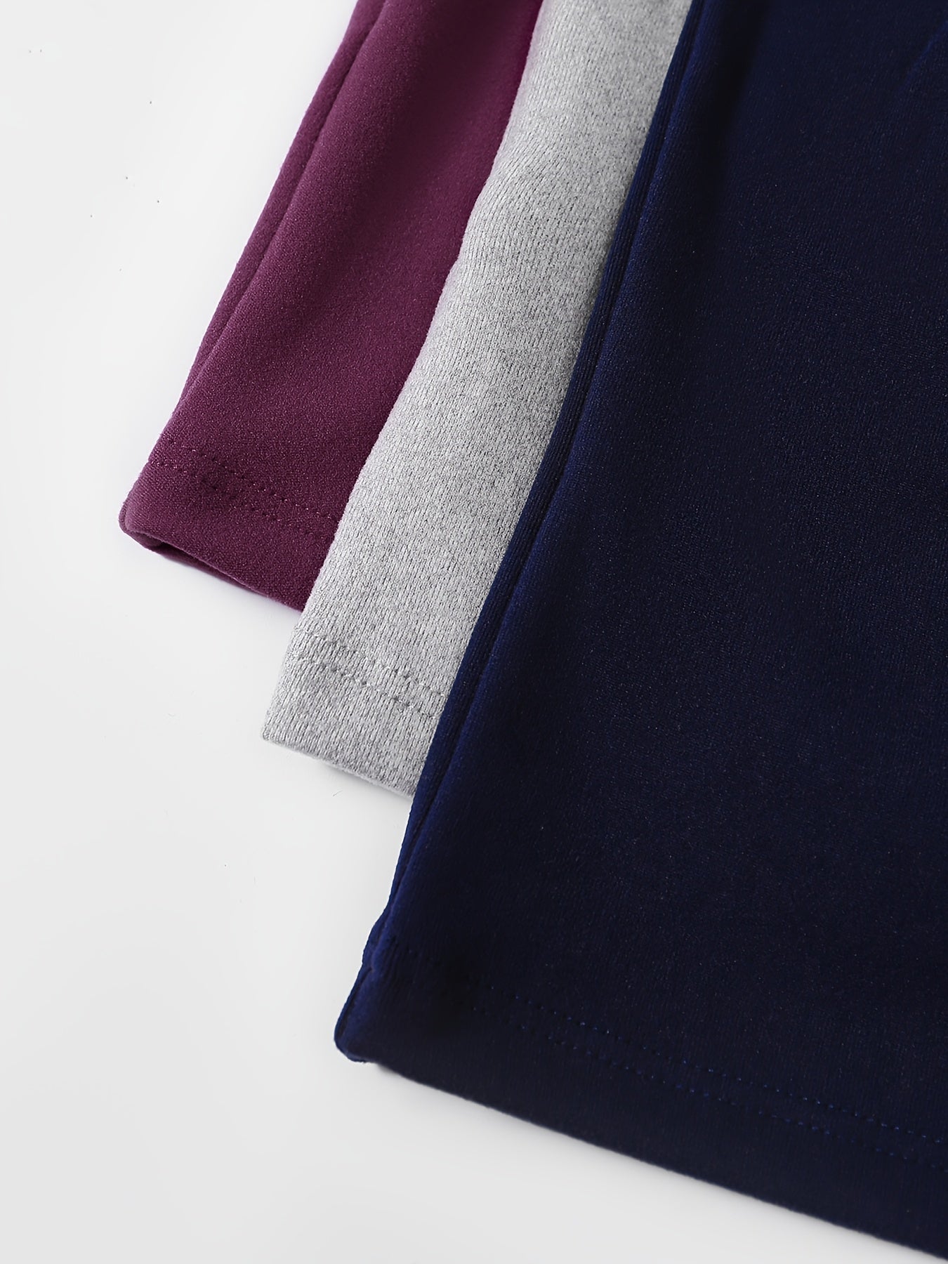 Women's Fall Loungewear Set Long Sleeve Crew Neck Pajama Jogger Pants Solid Polyester