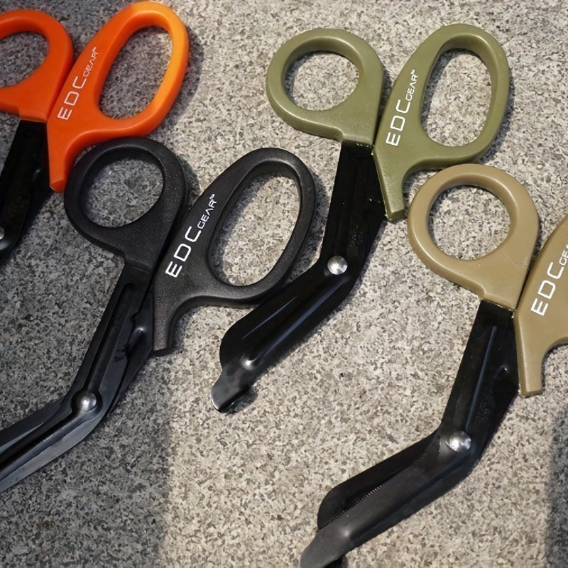 Emergency Scissors Multi-Functional Indoor Outdoor Shear Iron Mixed Color 1pc