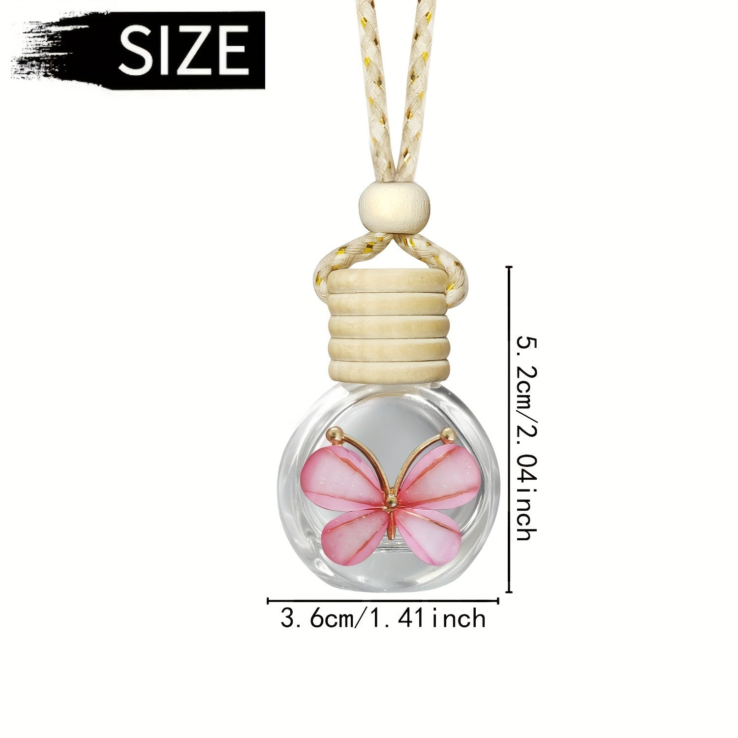 Avtomobil havo tozalovchi shisha diffuser qayta ishlatiladigan to'ldirish shishasi transport vositasi ichki qismi uchun